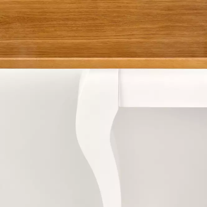 Rozkladací stôl Windsor 160/240x90cm Płyta/Drevo – Tmavé Dub/Biely