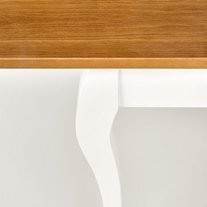 Rozkladací stôl Windsor 160/240x90cm Płyta/Drevo – Tmavé Dub/Biely,8