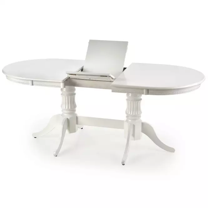 Rozkladací stôl Joseph 150/190x90cm Mdf/Drevo – Biely