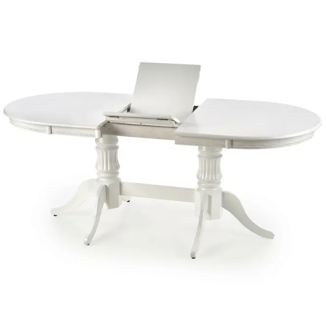Rozkladací stôl Joseph 150/190x90cm Mdf/Drevo – Biely,7