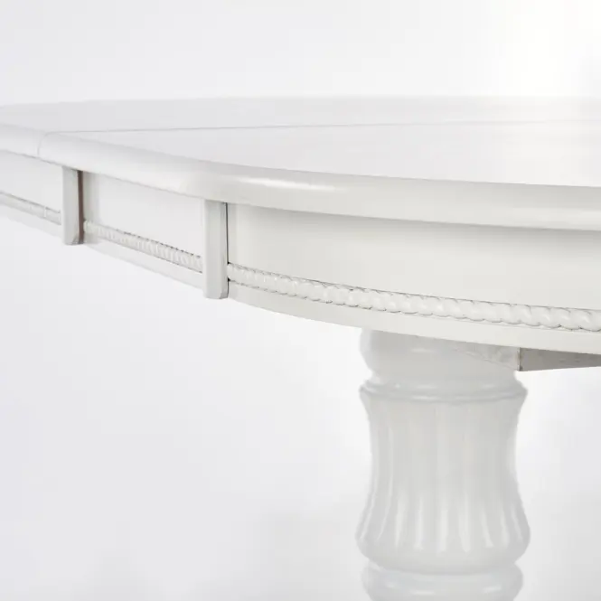 Rozkladací stôl Joseph 150/190x90cm Mdf/Drevo – Biely,8