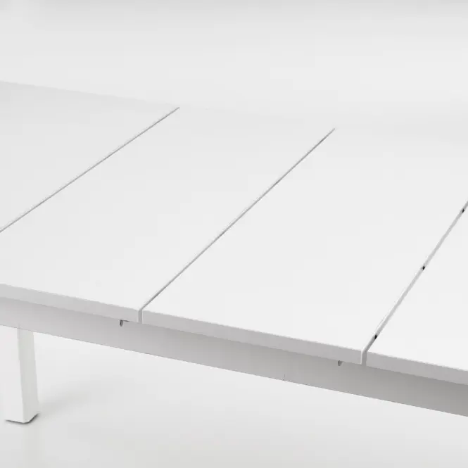 Rozkladací stôl Florian 141/219x80cm doska/MDF– Biely,11