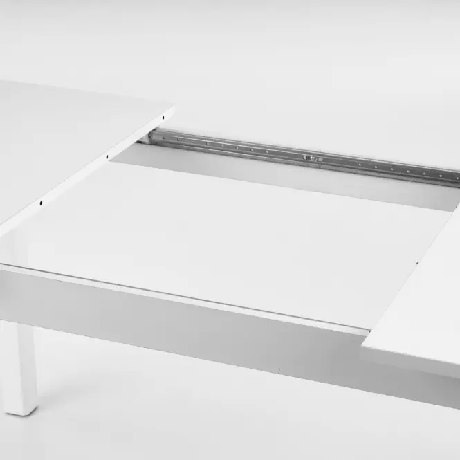Rozkladací stôl Florian 141/219x80cm doska/MDF– Biely