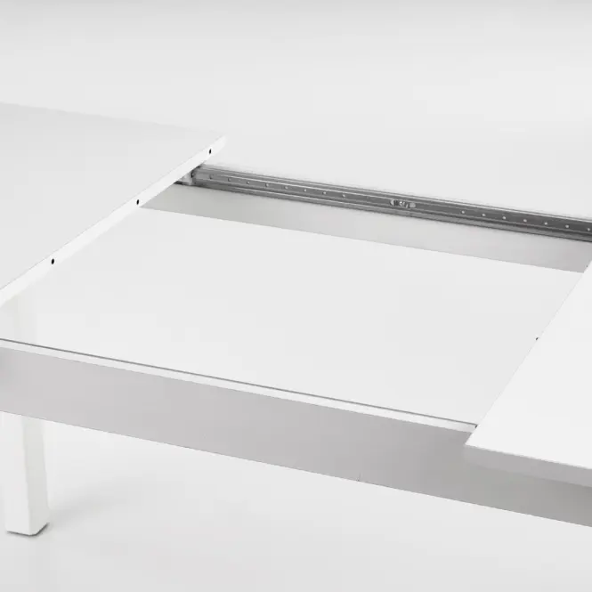 Rozkladací stôl Florian 141/219x80cm doska/MDF– Biely,12