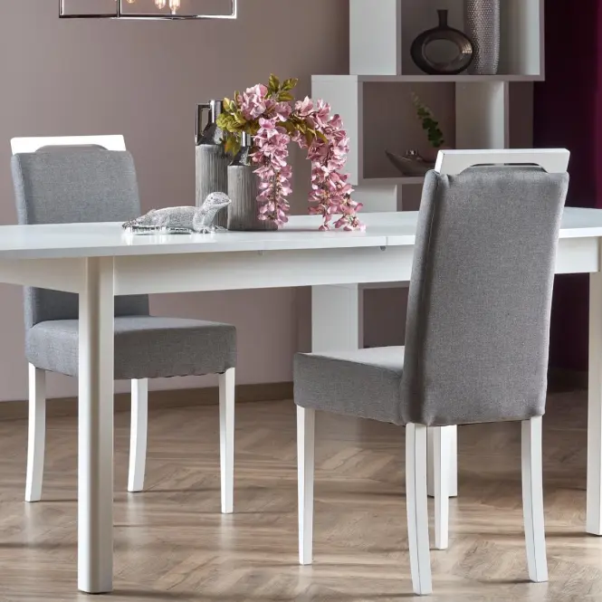 Rozkladací stôl Florian 141/219x80cm doska/MDF– Biely,18