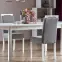 Rozkladací stôl Florian 141/219x80cm doska/MDF– Biely,18