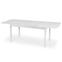 Rozkladací stôl Florian 141/219x80cm doska/MDF– Biely,4