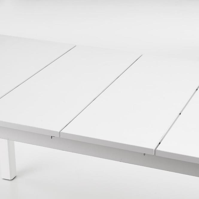 Rozkladací stôl Florian 141/219x80cm Płyta/Mdf – Biely