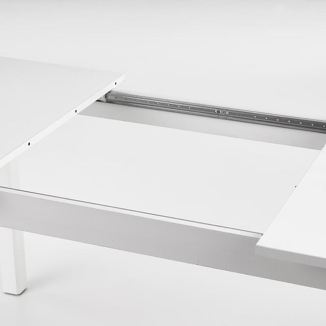 Rozkladací stôl Florian 141/219x80cm Płyta/Mdf – Biely