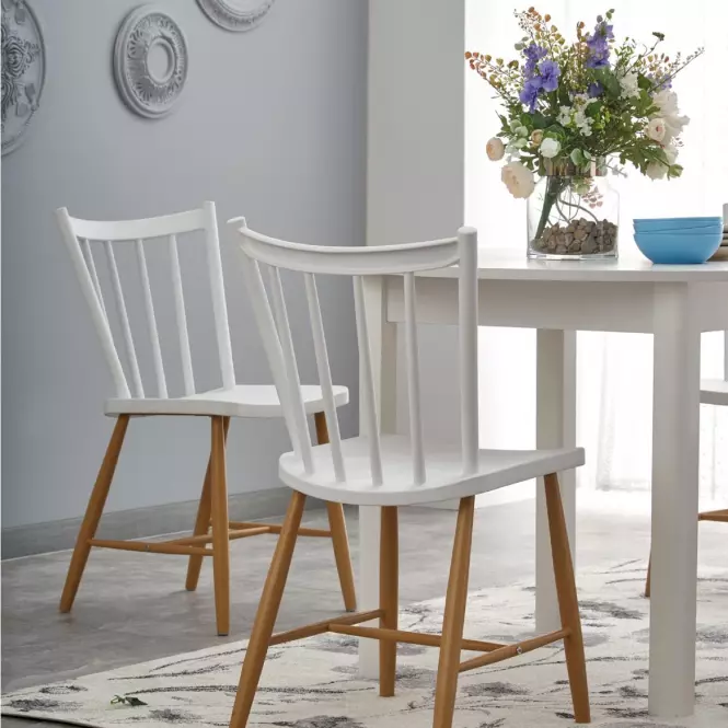 Rozkladací stôl Ringo 102/142x102cm doska/MDF – Biely