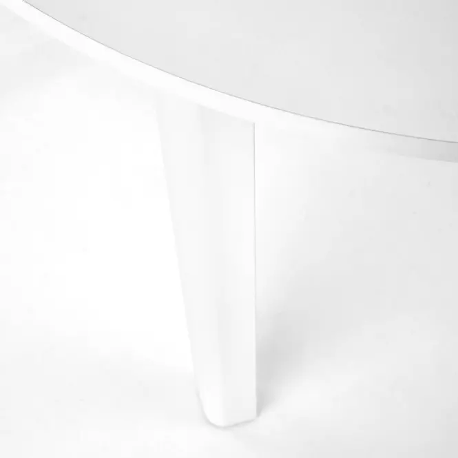Rozkladací stôl Ringo 102/142x102cm Płyta/Mdf – Biely