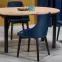 Rozkladací stôl Ringo 102/142x102cm Doska/MDF – Dub Artisan/Čierna,15