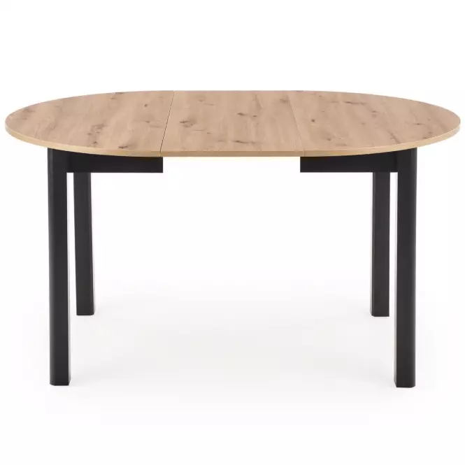 Rozkladací stôl Ringo 102/142x102cm Płyta/Mdf – Dub Artisan/Čierna