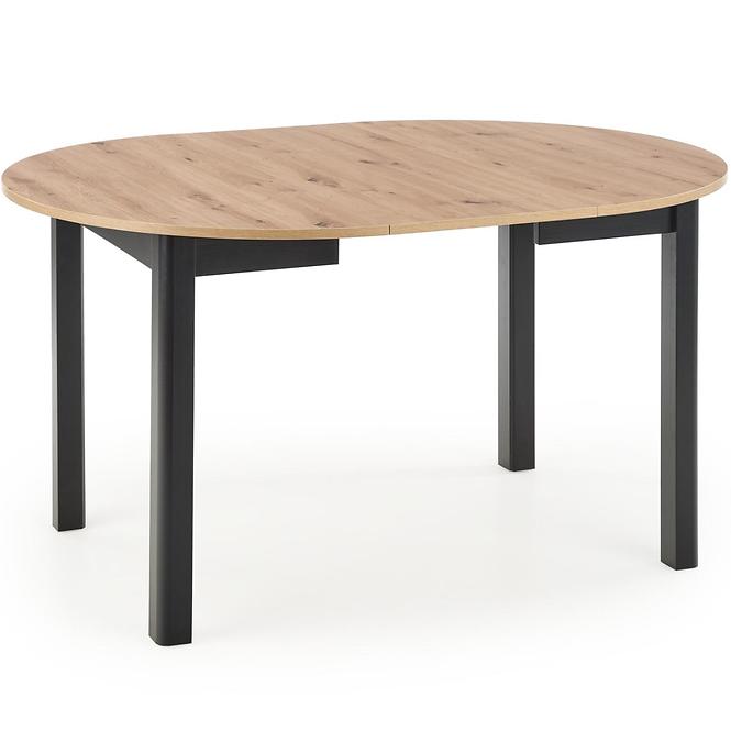 Rozkladací stôl Ringo 102/142x102cm Płyta/Mdf – Dub Artisan/Čierna