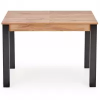 Rozkladací stôl Gino 100/135x60cm Dub Wotan/Čierna
