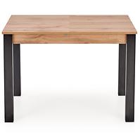 Rozkladací stôl Gino 100/135x60cm Dub Wotan/Čierna