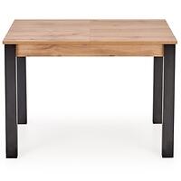 Rozkladací stôl Gino 100/135x60cm Dub Wotan/Čierna