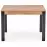 Rozkladací stôl Gino 100/135x60cm Dub Wotan/Čierna