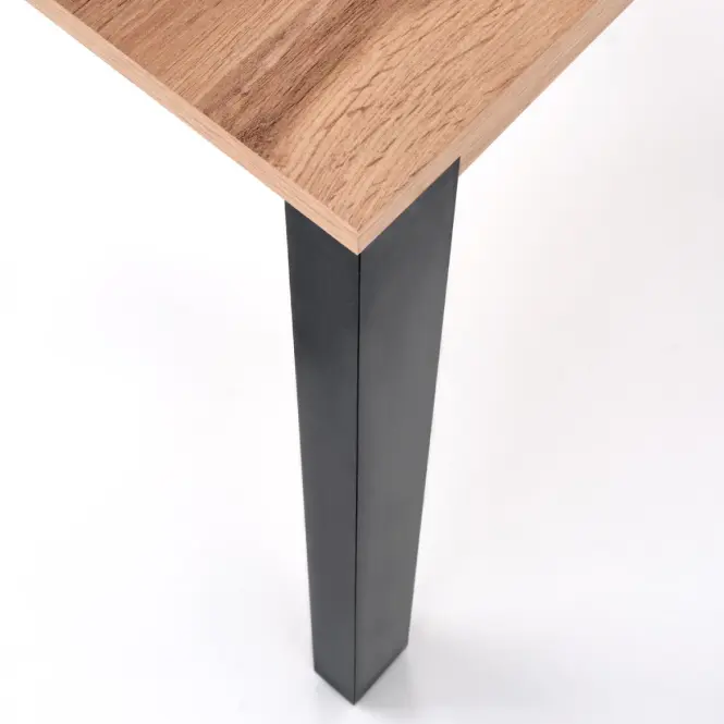Rozkladací stôl Gino 100/135x60cm Dub Wotan/Čierna,11