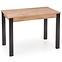 Rozkladací stôl Gino 100/135x60cm Dub Wotan/Čierna,2