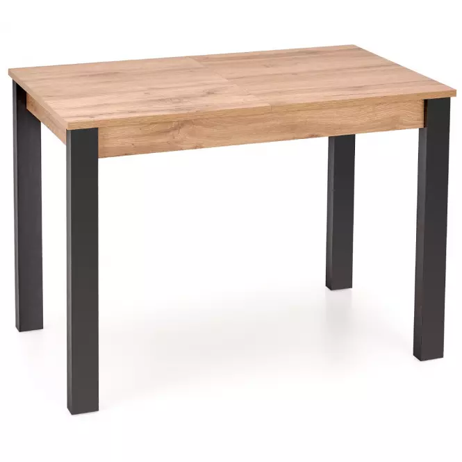 Rozkladací stôl Gino 100/135x60cm Dub Wotan/Čierna,4