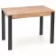 Rozkladací stôl Gino 100/135x60cm Dub Wotan/Čierna,4