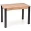 Rozkladací stôl Gino 100/135x60cm Dub Wotan/Čierna,4