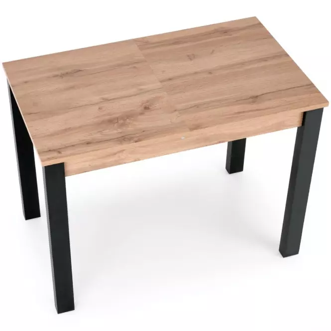 Rozkladací stôl Gino 100/135x60cm Dub Wotan/Čierna,5
