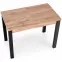 Rozkladací stôl Gino 100/135x60cm Dub Wotan/Čierna,5