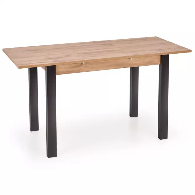Rozkladací stôl Gino 100/135x60cm Dub Wotan/Čierna,6