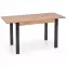 Rozkladací stôl Gino 100/135x60cm Dub Wotan/Čierna,6