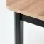 Rozkladací stôl Florian 141/219x80cm doska/MDF – Dub Artisan/Čierna,11