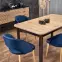 Rozkladací stôl Florian 141/219x80cm doska/MDF – Dub Artisan/Čierna,17