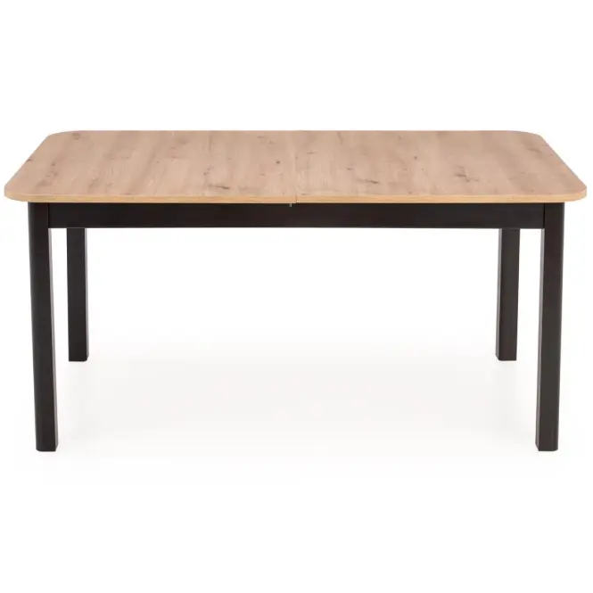 Rozkladací stôl Florian 141/219x80cm doska/MDF – Dub Artisan/Čierna,2