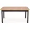 Rozkladací stôl Florian 141/219x80cm doska/MDF – Dub Artisan/Čierna,2
