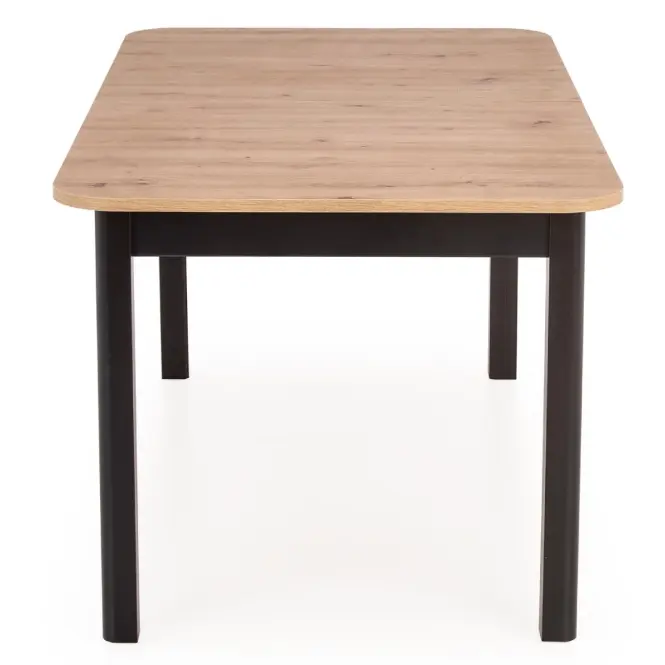 Rozkladací stôl Florian 141/219x80cm doska/MDF – Dub Artisan/Čierna,3
