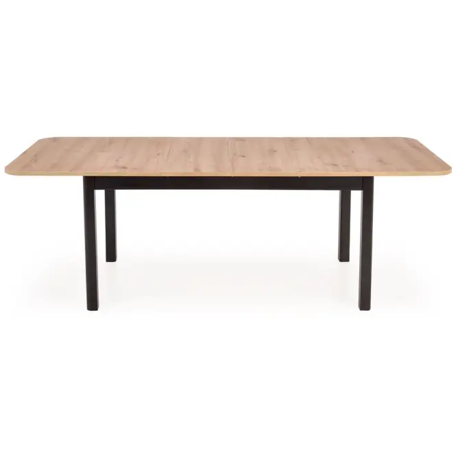 Rozkladací stôl Florian 141/219x80cm doska/MDF – Dub Artisan/Čierna,5