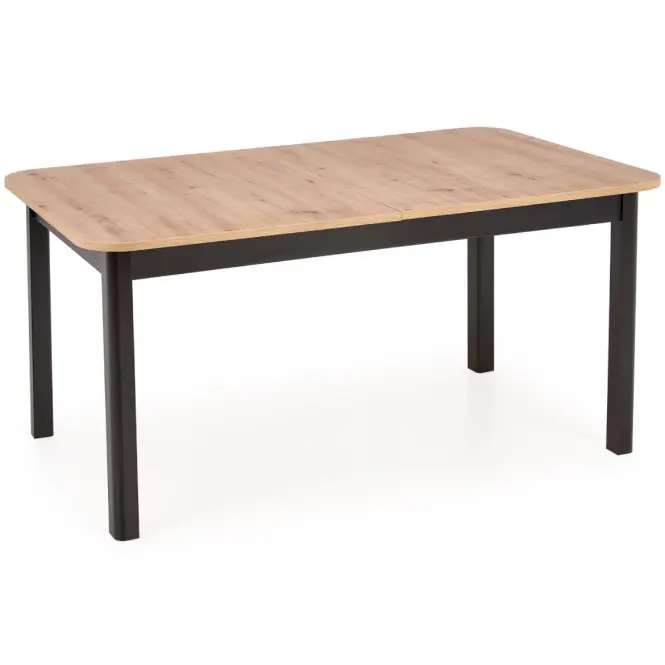 Rozkladací stôl Florian 141/219x80cm doska/MDF – Dub Artisan/Čierna,6