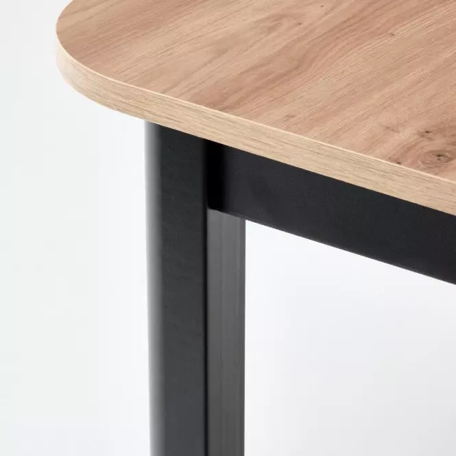 Rozkladací stôl Florian 141/219x80cm Płyta/Mdf – Dub Artisan/Čierna