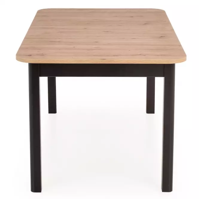 Rozkladací stôl Florian 141/219x80cm Płyta/Mdf – Dub Artisan/Čierna