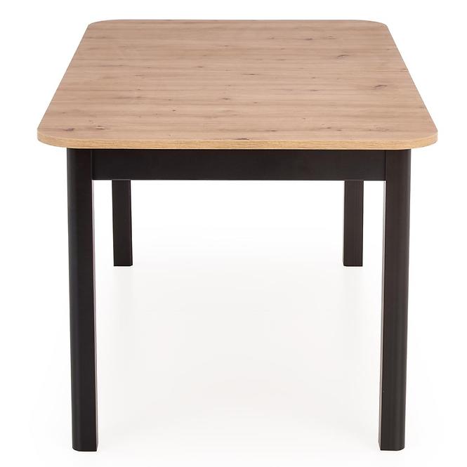 Rozkladací stôl Florian 141/219x80cm Płyta/Mdf – Dub Artisan/Čierna