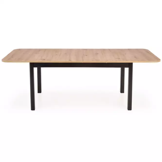Rozkladací stôl Florian 141/219x80cm Płyta/Mdf – Dub Artisan/Čierna