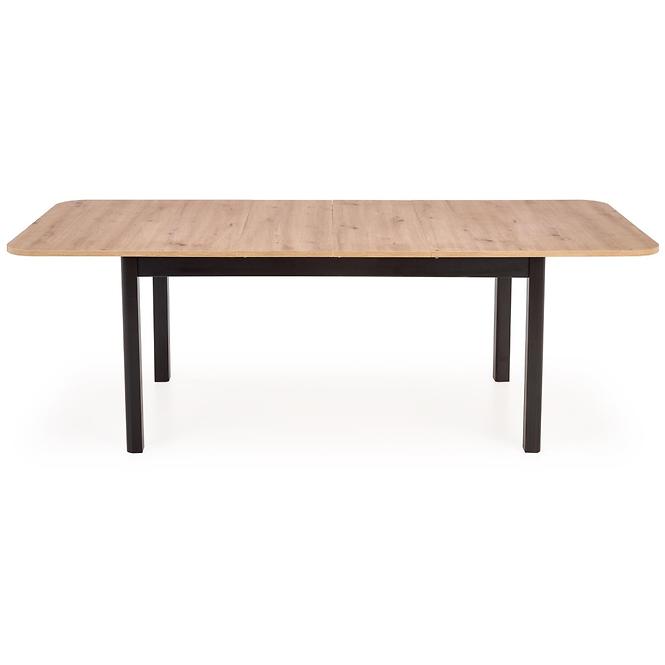 Rozkladací stôl Florian 141/219x80cm Płyta/Mdf – Dub Artisan/Čierna