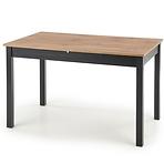 Rozkladací stôl Greg 124/168x74cm – Dub Wotan/Čierna