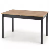 Rozkladací stôl Greg 124/168x74cm – Dub Wotan/Čierna