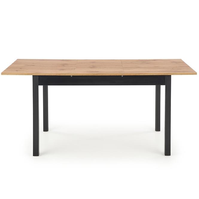 Rozkladací stôl Greg 124/168x74cm – Dub Wotan/Čierna