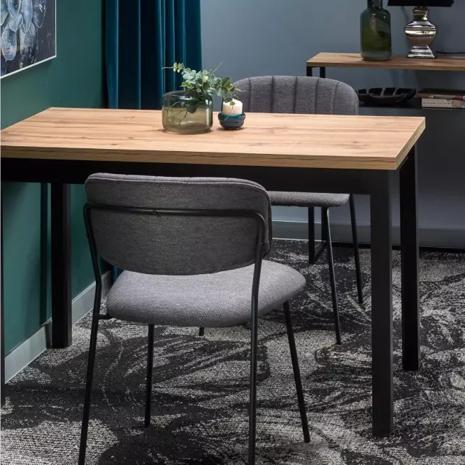 Stôl Cobalt 120x68 – Dub Wotan/Čierna