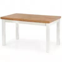 Rozkladací stôl Tiago 140/220x80cm doska/drevo – Dub Lancelot/Biely