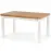 Rozkladací stôl Tiago 140/220x80cm doska/drevo – Dub Lancelot/Biely