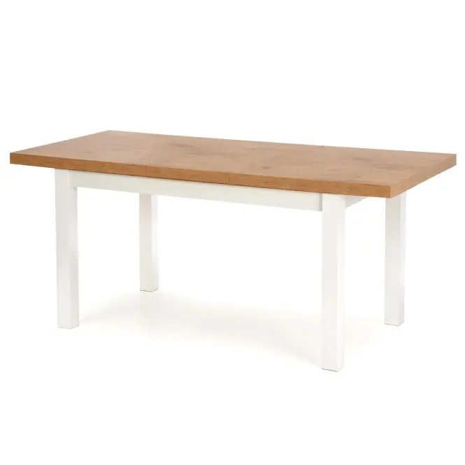 Rozkladací stôl Tiago 140/220x80cm doska/drevo – Dub Lancelot/Biely,5
